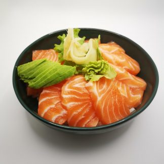 Chirashi salmone