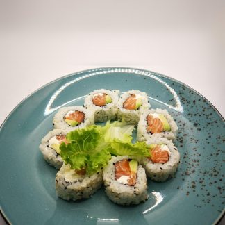 Uramaki salmone avocado philadelphia